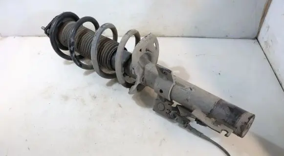 Front shock absorber with coil spring