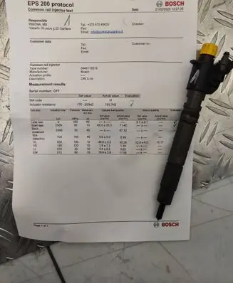Volvo XC60 Fuel injector 0445116016