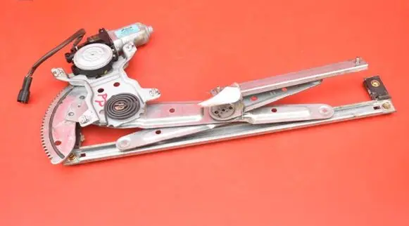 KIA Carens I Front door window regulator with motor 0K2FA58