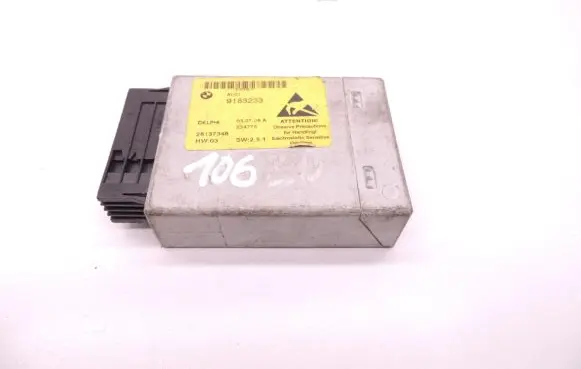 BMW 5 E60 E61 Center console control module 9183233 28137346 D106