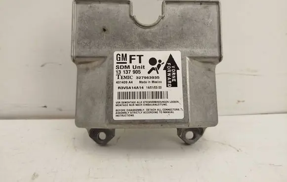 Opel Astra H Airbag control unit/module 13137905 401409A4 327963935