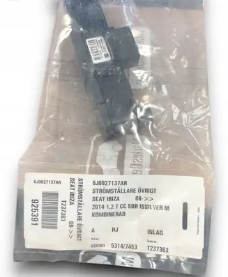 Seat Ibiza IV (6J,6P) Seat control switch 6J0927137AR