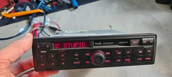 Audi A6 S6 C5 4B Radio/CD/DVD/GPS head unit 4B0035186D 7648244380 CONCERT