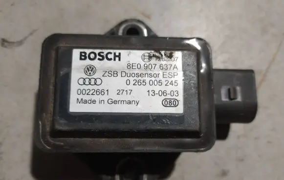 Audi A4 S4 B6 8E 8H ESP acceleration yaw rate sensor 8E0907637A