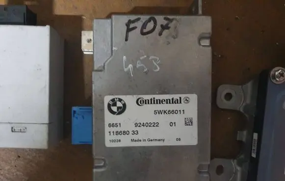 BMW 5 GT F07 Camera control unit module 5WK66011 9240222 11868033