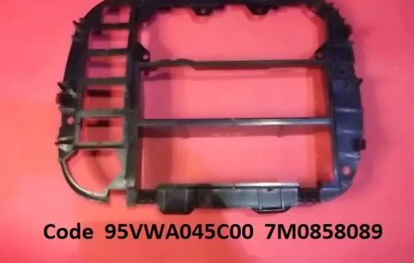 Volkswagen Sharan Climate control/heater control trim 95VWA045C00 7M0858089