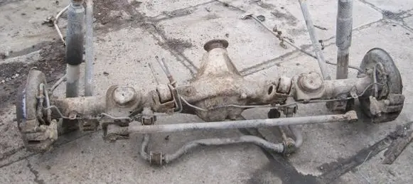 Toyota Land Cruiser (J150) Rear axle beam with reductor 4111035C90 4211060A80