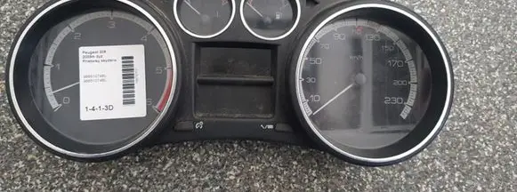 Peugeot 308 Speedometer (instrument cluster) 9665107480