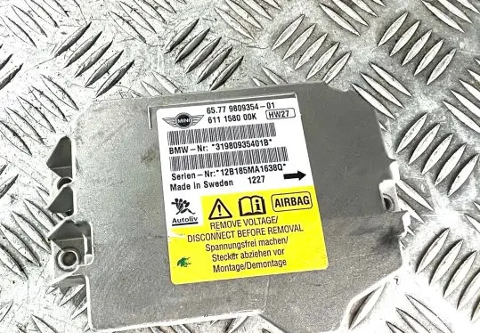 Mini Cooper Countryman R60 Airbag control unit/module 31980935401B 9809354