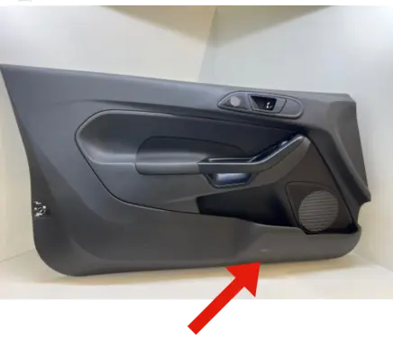 Ford Fiesta Front door card panel trim C1BBB23943AG1F0N