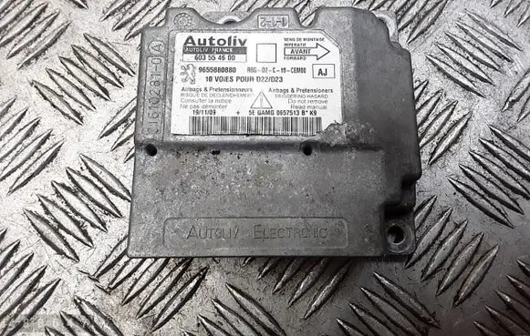 Peugeot 407 Airbag control unit/module 9655880880