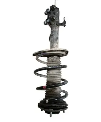 Front shock absorber with coil spring