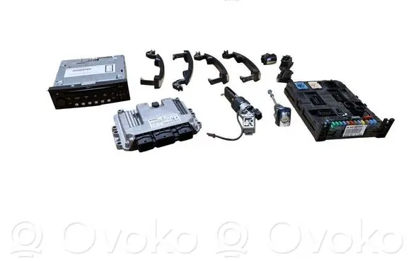 Citroen C5 Engine ECU kit and lock set 0281013872 966405908001