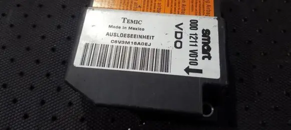 Smart ForTwo I Airbag control unit/module 0001211V010 C6V3M16A0EJ