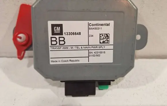 Opel Meriva B GPS navigation control unit/module 13306648