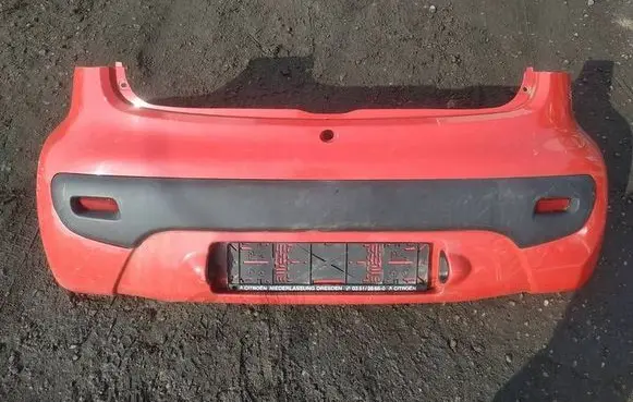 Citroen C1 Rear bumper RAUDONAS
