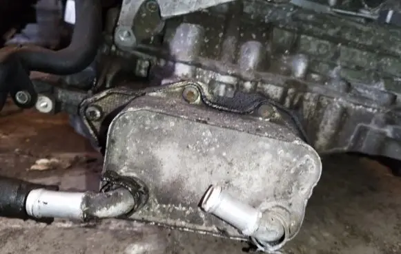 Engine oil radiator