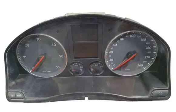 Volkswagen Golf V Speedometer (instrument cluster) 1K0920852B VWZ7Z0E2177868 V0004000