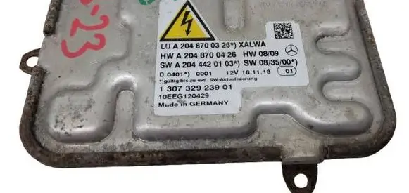 Mercedes-Benz C W204 Xenon control unit/module A2048700426