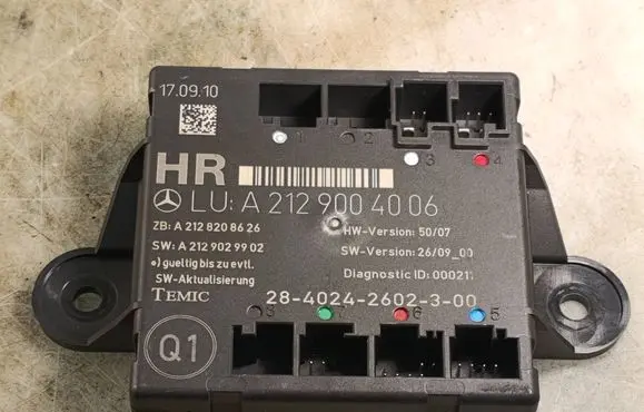 Mercedes-Benz E W212 Door control unit/module A2129004006 A2128208626 A2129029902