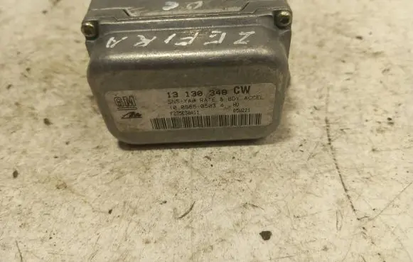 Opel Zafira B ESP acceleration yaw rate sensor 13130348 10098505034