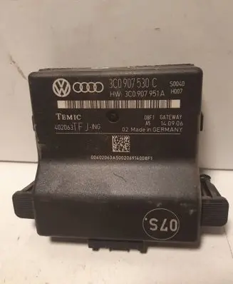 Volkswagen PASSAT B6 Gateway control module 3C0907530C 3C0907951A