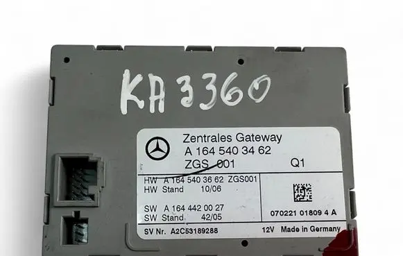 Other control units/modules