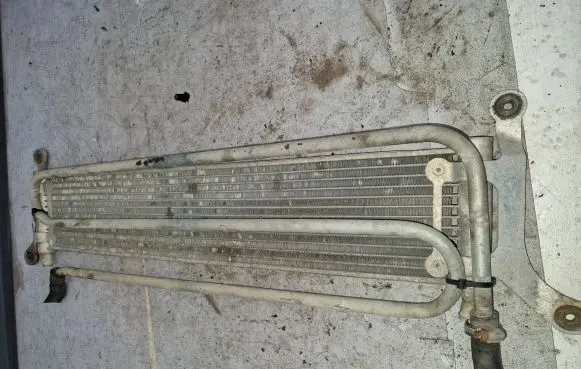 Volkswagen Touareg I Power steering radiator 