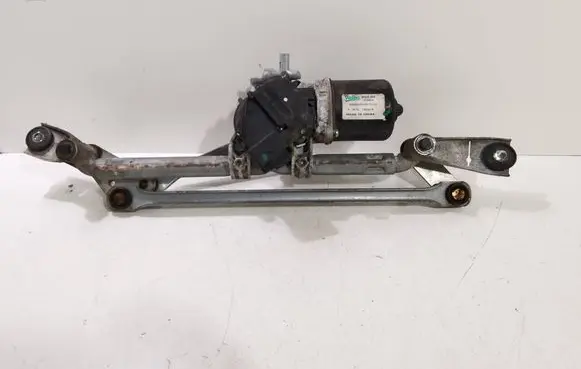 Front wiper linkage and motor