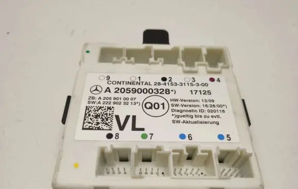 Mercedes-Benz C W205 Door control unit/module A2059000328