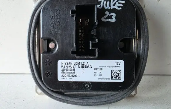 Nissan Juke II F16 LED ballast control module 260558992E