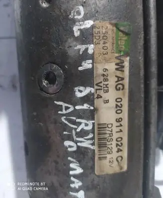 Volkswagen Golf IV Starter motor 020911024C 250403