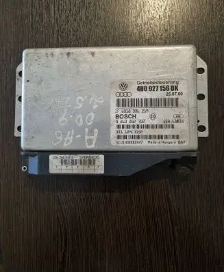 Audi A6 S6 C5 4B Gearbox control unit/module 4B0927156DK ZF6058006219 0260002702