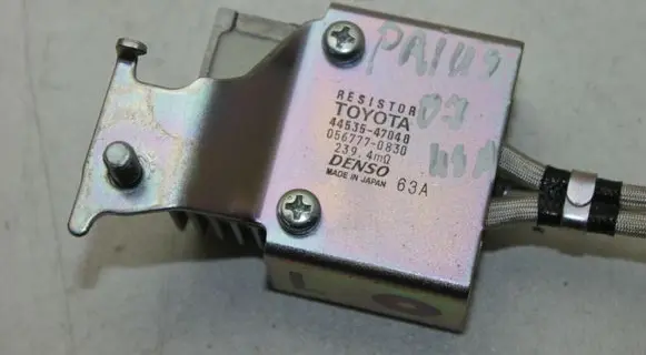 Toyota Prius (XW20) Heater blower motor/fan resistor 4453547040