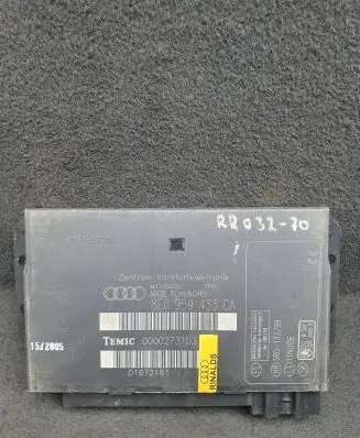 Audi A4 S4 B6 8E 8H Comfort/convenience module 8E0959433CA