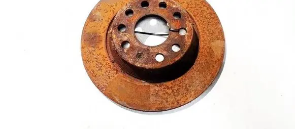 Volkswagen PASSAT B7 Rear brake disc neventiliuojamas