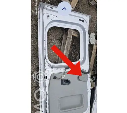 Opel Vivaro Rear door handle cover 97A246A279 99091300