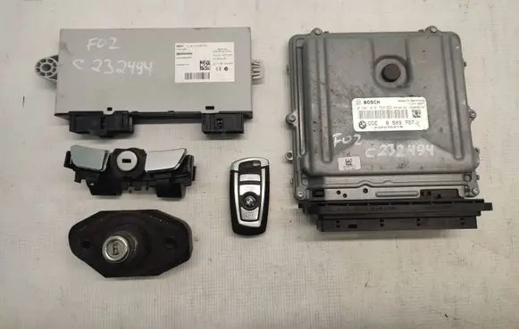 BMW 7 F01 F02 F03 F04 Engine ECU kit and lock set 8509757 9226957