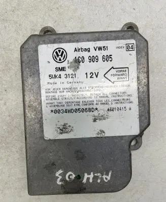 Seat Alhambra (Mk1) Airbag control unit/module 1C0909605 47010415A 0034HD05068D