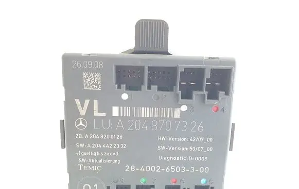 Mercedes-Benz C W204 Door control unit/module A2048707326