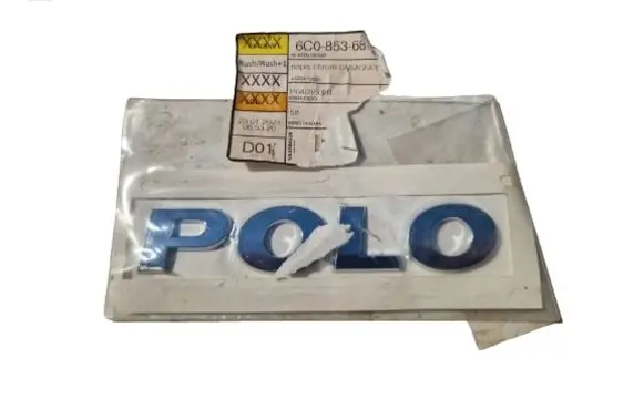 Volkswagen Polo V 6R Manufacturer badge logo/emblem 6C0853687