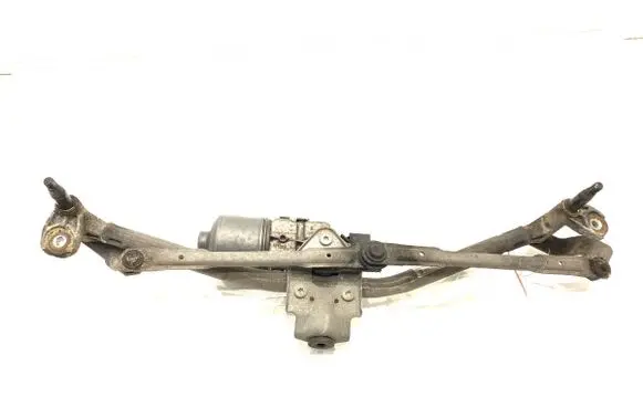 Front wiper linkage and motor