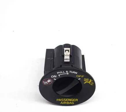 Passenger airbag on/off switch