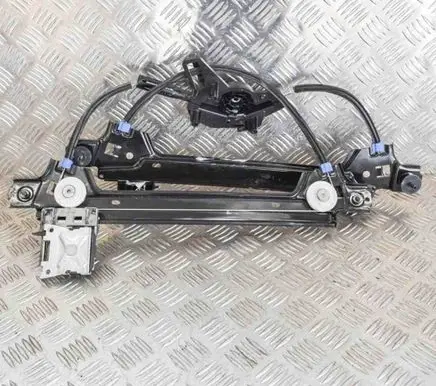 Rear window lifting mechanism without motor