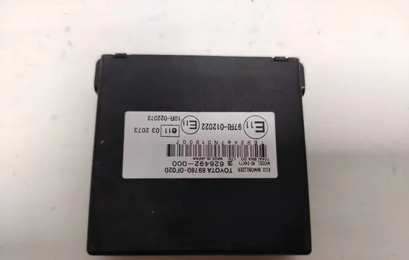 Toyota Corolla Verso AR10 Immobilizer control unit/module 897800F020 626492000 10R022073
