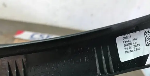 Ford Focus Rubber seal rear door 