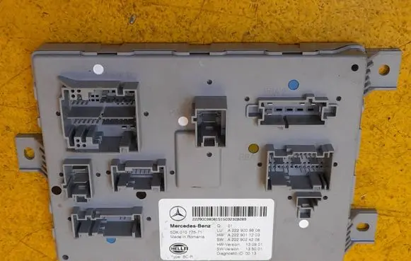 Mercedes-Benz C W205 SAM control unit A2229009808 A2229024208 A2229011203
