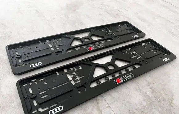 Audi A6 S6 C8 4K Number plate surrounds holder frame 