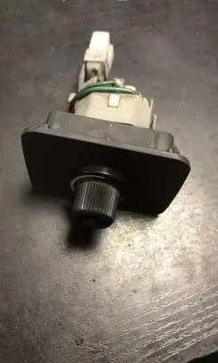 Panel lighting control switch