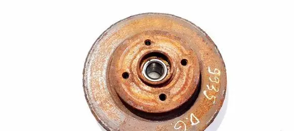 Citroen Berlingo Rear brake disc neventiliuojamas